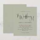 Pesquisar por verde pálido casamento convites Minimalista