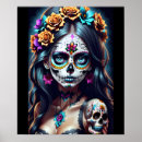 Pesquisar por sugar skull pósteres Flores