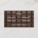 Pesquisar por chocolate escuro cartao de visita Sobremesa