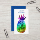 Pesquisar por abacaxi tropical cartao de visita Aquarela