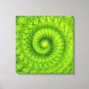 Pesquisar por fractal espiral impressão de canvas Verde