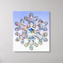 Pesquisar por micrografia impressão de canvas Neve