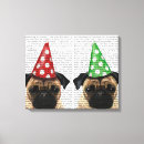 Pesquisar por pug impressão de canvas Contemporâneo