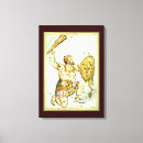 Pesquisar por mapa antigo impressão de canvas Colheita