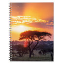 Pesquisar por savana cadernos de notas Pôr do sol