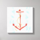 Pesquisar por âncora náutica impressão de canvas Aquarela