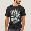 Pesquisar por howard camisetas Sobrenome de howard