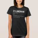 Pesquisar por gridiron camisetas Lineman