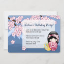 Pesquisar por boneca japonesa kokeshi convites Menina