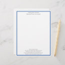 Pesquisar por blue papel timbrado Minimalista