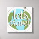 Pesquisar por viagem impressão de canvas Avião