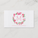 Pesquisar por grinalda floral cartao de visita Rosa