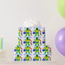 Pesquisar por aniversário do robô papel de presente Qualquer crinaça