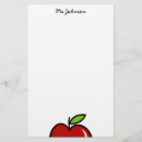 Pesquisar por maçã professor de papel de carta Vermelho