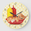 Pesquisar por gengibre relogios de parede Gatinho