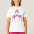Pesquisar por pássaros do flamingo camisetas Flamingos cor de rosa