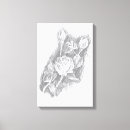 Pesquisar por desenho lápis de impressão de canvas Rosa