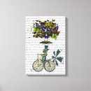 Pesquisar por coelhos coelho animais impressão de canvas Bicicleta
