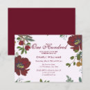 Pesquisar por flores vermelhas convites Burgundy