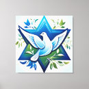 Pesquisar por pomba da paz impressão de canvas Azul