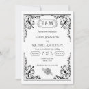 Pesquisar por gótico preto branco casamento convites Para eles