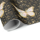 Pesquisar por borboleta dourada papel de presente Para ela