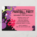 Pesquisar por festa paintball aniversário convites Para todos
