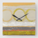 Pesquisar por pintura abstrata relogios de parede Amarelo