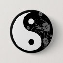 Pesquisar por ying e yang botons Preto