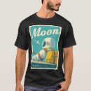 Pesquisar por uma viagem à lua camisetas Ficção científica