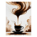 Pesquisar por café quente pôsteres pósteres Marrom