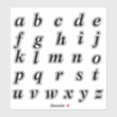 Pesquisar por o alfabeto adesivos Texto