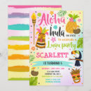 Pesquisar por luau convites Havaiano