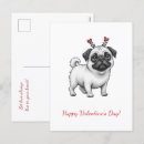Pesquisar por pug valentine cartoes Romântico