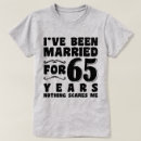 Pesquisar por 65 anos de casamento camisetas Casal