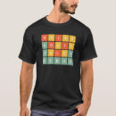 Pesquisar por quadrado amarelo camisetas Laranja