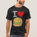 Pesquisar por eu amo hamburger camisetas Cheeseburger