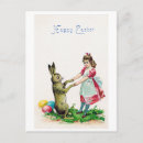 Pesquisar por vintage easter bunny cartoes postais Coelho