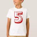 Pesquisar por 5 anos camisetas Número