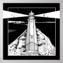 Pesquisar por preto e branco da gaivota artes pósteres Farol