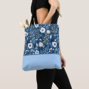 Pesquisar por flor branca azul bolsas Para todos