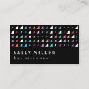 Pesquisar por triângulos coloridos cartao de visita Geométrico