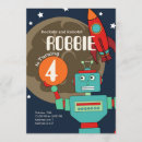 Pesquisar por robô convites Retrô