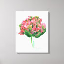 Pesquisar por pintura das tulipas impressão de canvas Verde
