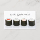 Pesquisar por rolo sushi cartao de visita Restaurante