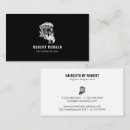 Pesquisar por logotipo barbeiro cartao de visita Preto
