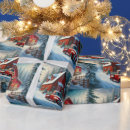 Pesquisar por celeiro vermelho papel de presente Neve