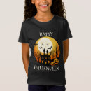 Pesquisar por halloween feliz camisetas Preto e laranja