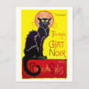 Pesquisar por le chat noir cartoes postais Steinlen