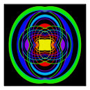 Pesquisar por círculos concêntricos artes pósteres Geométrico
